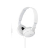 Slúchadlá SONY MDR-ZX110AP handsfree biele