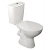 Aqualine JUAN WC kombi misa, dvojtlačidlo, zadný odpad, biela LC2154