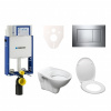 S-line Cenově zvýhodněný závěsný WC set Geberit k zazdění + WC Pro 110.302.00.5ND6