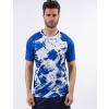 SHIRT ART INTERLOCK M/C dres azúrová modrá-biela M