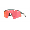 Okuliare OAKLEY Sutro Lite Sweep Matte Silver Blue Prizm Trail Torch