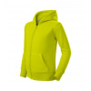 Adler Trendy Zipper mikina dětská limetková 122 cm/6 let