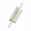 Osram LED žiarovka Slim Line, R7s, 7 W, 806 lm, 2700 K, číra, 78 mm