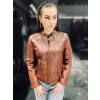 Max Original Leather Dámska kožená bunda ALICE (XL 50-52) - Mocca - XL