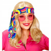 PAROCHŇA BLOND HIPPIE S MODROU PÁSKOU KRUHOVÉ VLNY
