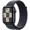 Inteligentné hodinky Apple Watch SE 2024 GPS + Cellular 40mm temne atramentový hliník - atramentovo fialový prevliekaci športový remienok (MXGA3QC/A)