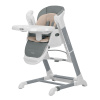 CARRELLO Jedálenska stolička Cascata space grey