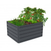 Vyvýšený záhon G21 Daisy 100 x 80 x 52 cm plechový antracitový