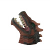 MAC TOYS Dinosaurus na ruku hnedá