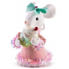 Dekorácia MagicHome Vianoce Candy Line, myška, ružová, 27 cm