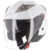 Prilba na motorku ASTONE DJ9 Monocolor white - S (55/56)