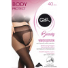 BODY PROTECT - Tehotenské pančuchové nohavice 40 DEN - GATTA béžová 2-S