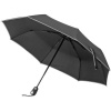 Skládací automatický deštník s šedým lemem