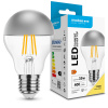 Modee LED žiarovka Filament Globe A60 Silver Top 4W E27 400lm teplá biela (ML-A60F2700K4WE27ST)
