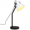 vidaXL Stolová lampa 25 W biela 17x17x60 cm E27 371886