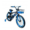 MK YB collection Ytonic detský bicykel čierno-modrý 16