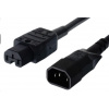 PREMIUMCORD Kabel napájecí 230V prodlužovací 2m (konektory IEC320 C14 - C15) kpss2