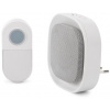 Entac Bezdrôtový zvonček do zásuvky + tlačidlo a batéria, s nočným svetlom