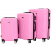 T-class® Súprava 3 kufrov VT21121, ružová 1749