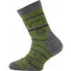 Dětské merino ponožky LASTING Tjl zelené Velikost: (29-33) XS