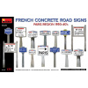 MiniArt French Concrete Road Signs 1930-40's. Paris Region 1/35