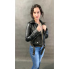 Max Original Leather Dámska kožená bunda VALENTINA camel/black (3XL 58-60) - Camel/black - 3XL