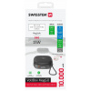 Swissten Voltbox MagGO 10000 mAh, 20W, USB-C + Lightning, Bezdrôtové nabíjanie, MagSafe, čierna