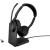Jabra JABRA Evolve2 55 Link 380/390a UC Stereo Headset otvorená (On Ear) 25599-989-989, čierna; 25599-989-989