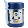 SKIPHOP Skip Hop Spark Style Termoska na jedlo s lyžičkou/vidličkou 325 ml Raketa