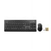 FUJITSU Klávesnice a myš bezdrátový set - LX960 CZ/SK/US - Wireless KB Mouse Set - tichá klávesnice, myš i pro sklo. (S26381-K960-L404)