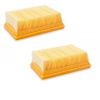 2x plochý filter pre vysávač Kärcher WD4, WD5, WD6, MV4, MV5, MV6 neoriginálny