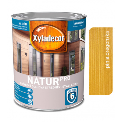 Xyladecor Natur Pro oregonská pínia 2,5l - olejová strednovrstvá lazúra