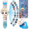 HODINKY S PROJEKTOROM 3D FROZEN KRAJINA ĽADU DIGITÁLNY ELEKTRONICKÝ ELSA ELZA
