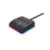 USB (3.0) hub 4-port, DHC-CT120, čierny, Hewlett-Packard, 4x USB 3.0, podsvietený 8WW48AA