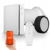 Nástenný rekuperátor WiFi Tuya Pilot Filter 50 m3/h Ventilátor 3 rýchlosti
