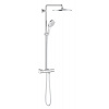 Grohe Rainshower sprchová súprava nástenná s termostatom s dažďovou sprchou StarLight Chrome 26647000