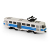 Tramvaj MHD modrá 16 cm - otváracie dvere