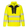 PORTWEST HI-VIS DX4 BAFFLE DX473 / Reflexná hybridná bunda - HV žltá/čierna M