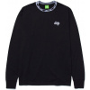 pánske tričko HUF JACQUARD NECK LS KNIT Black L