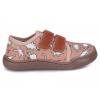 EMEL Tenisky EK6000A-1 31 Barefoot Dinosaury hnedé
