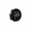 Digitálny palubný voltmeter - biely 5-48V