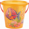 Androni Kýblik rybičky priehľadný - priemer 17 cm Oranžový