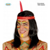 Kostým, maska - Peruka Hair Long Black Party Tino (Super Indian Wig Black CP007)