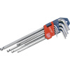 EXTOL PREMIUM L - kľúče IMBUS predĺžené, sada 9 ks, s guličkou, 1,5 - 10 mm 8819312