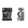 Ascaso Steel DUO PID, Black&Wood + Eureka Mignon Specialita Smart, CR chrome