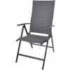 Rojaplast kreslo ZWC-235 hliníkové polohovacie sivé