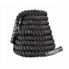 Tréningové lano 4Fizjo Power Battle Rope 12 m čierne