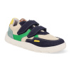 Barefoot detské tenisky Develab - Low Cut Sneaker Green combi fantasy modro-zelená