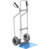 Hliníková rudla na vrecia s lyžinou ,lopata š x h 450 x 350 mm, modrá EUROKRAFTpro