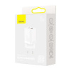 Baseus Baseus Travel Charger Super Si Pro mini Fast Charger, C+U, PD 3.0, QC 3.0 30W EU White (CCSUPP-E02)